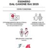 Esonero canone Rai 2025: come funziona