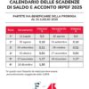 Dichiarazione dei redditi 2025, saldo e acconto delle imposte in scadenza