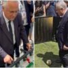 Lotito show a Parma: gioca a biliardino e… sbaglia un rigore – Video