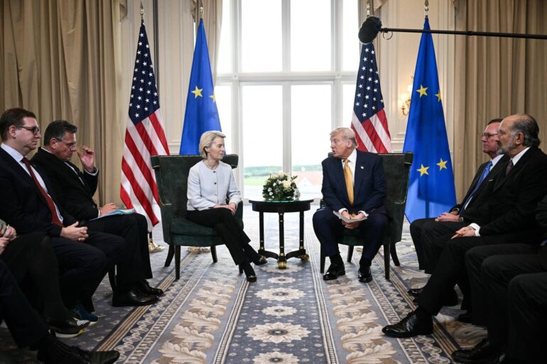 Dazi al 15%: un'intesa sbilanciata sotto la pressione di Trump