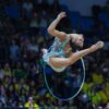 Sofia Raffaeli doppia medaglia ai mondiali di ritmica: oro nel cerchio e bronzo nella palla